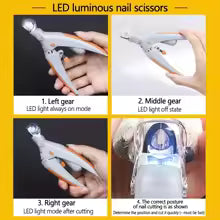 Professional Pet Nail Clipper Scissors With LED Light